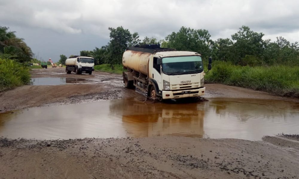 Sopir Truk Tagih Janji Pemprov Kalteng