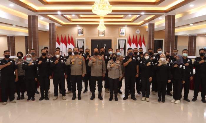 Kapolda dan Wakapolda Kalteng Coffee Morning Bersama Personel Bidhumas