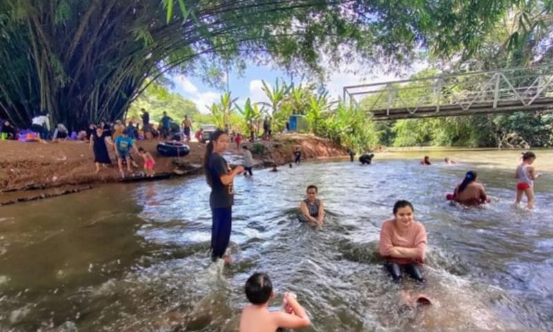 Wisata Air Jadi Tempat Favorit Masyarakat Tapin saat Idul Fitri