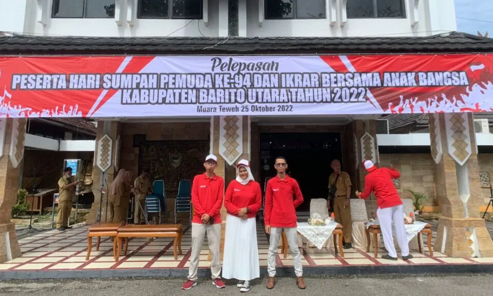 Pemuda dan Pemudi Barut Ikut Ikrar Bersama Anak Bangsa di Palangka Raya