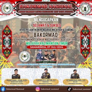 Pelantikan Bakormad Kaltim