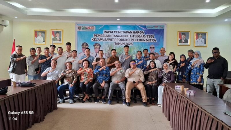 Harga TBS Kalteng Periode I Bulan Juli 2025 Sebesar Rp 3.166,20